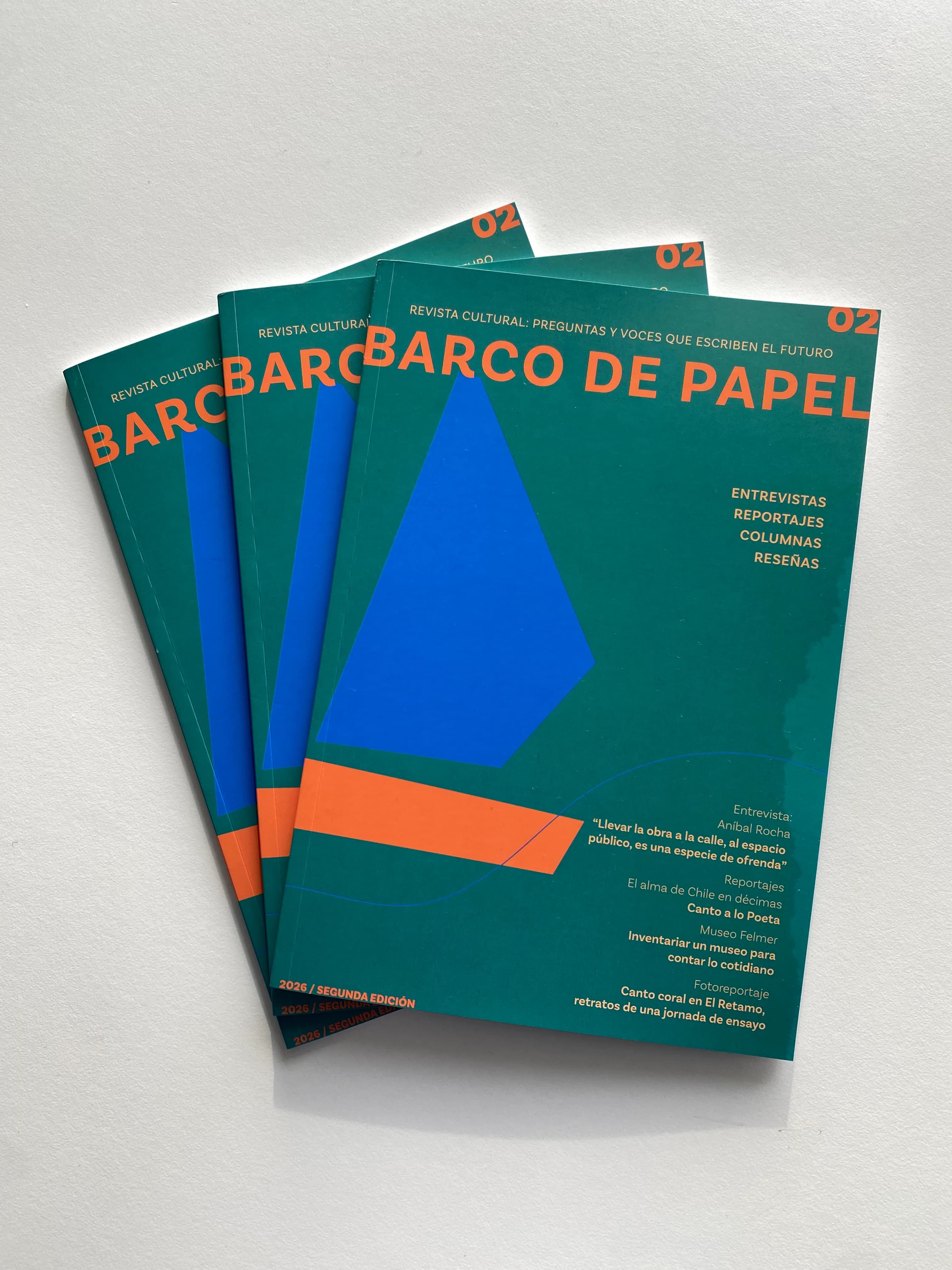 Ya está disponible el segundo número impreso de Revista Barco de Papel