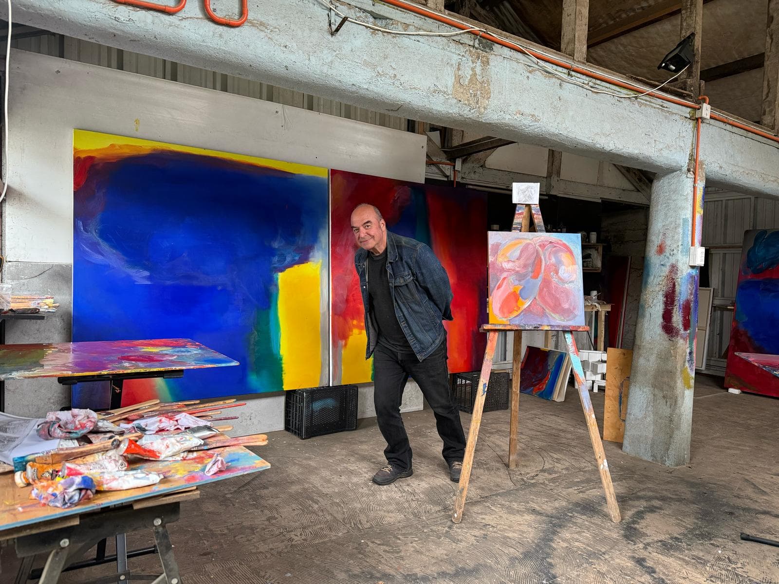 Félix Lazo: “La pintura produce un sonido, una vibración”